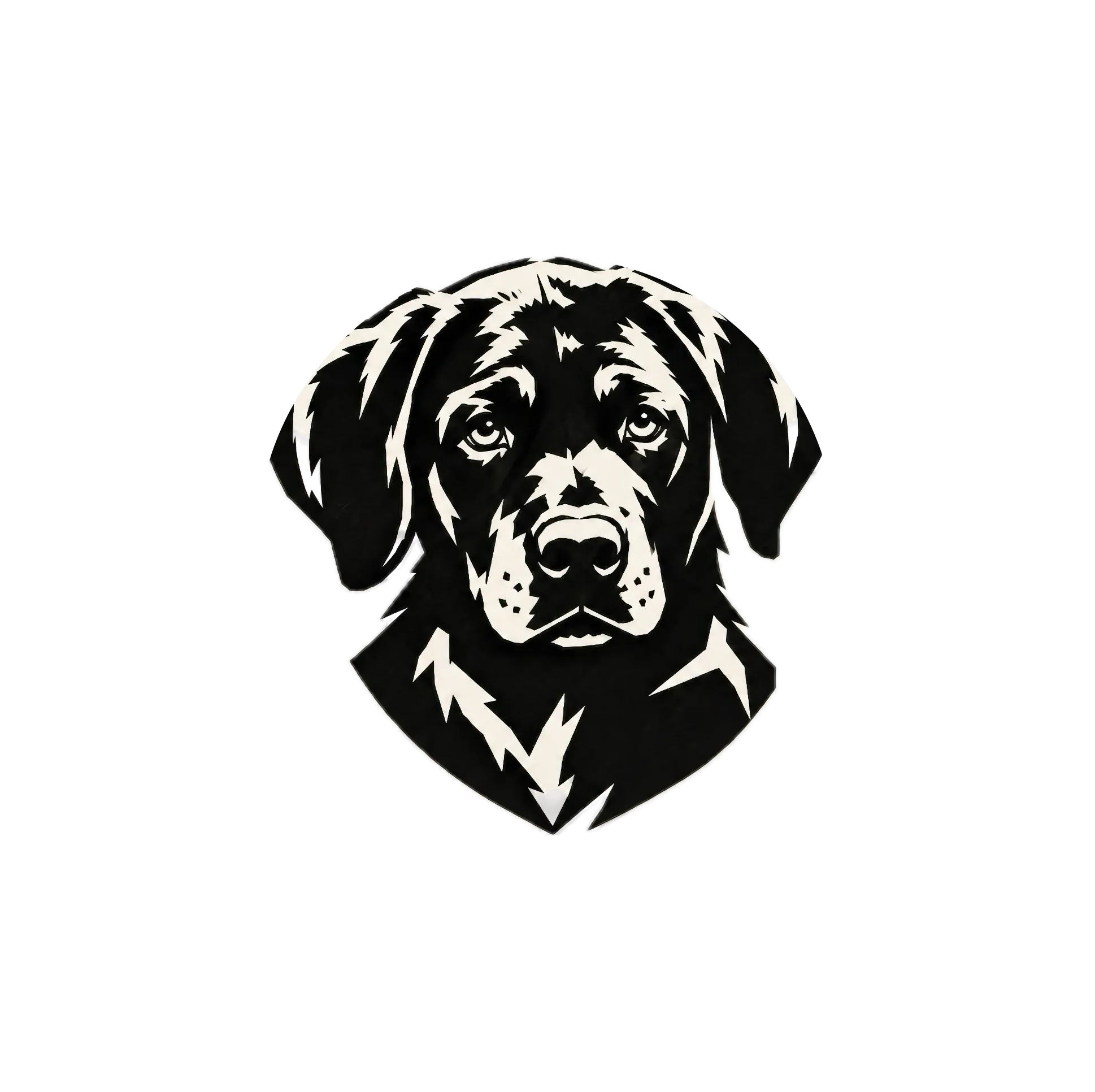 Illustrated portrait of Easton the dog